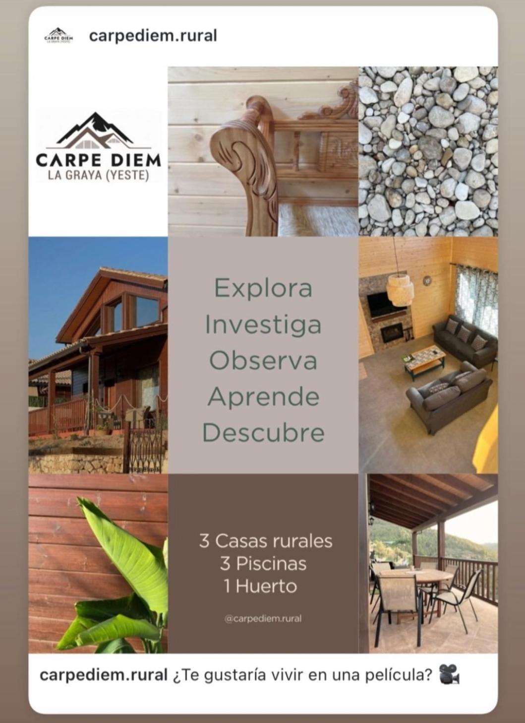 Casas Rurales Carpe Diem Yeste Exterior foto